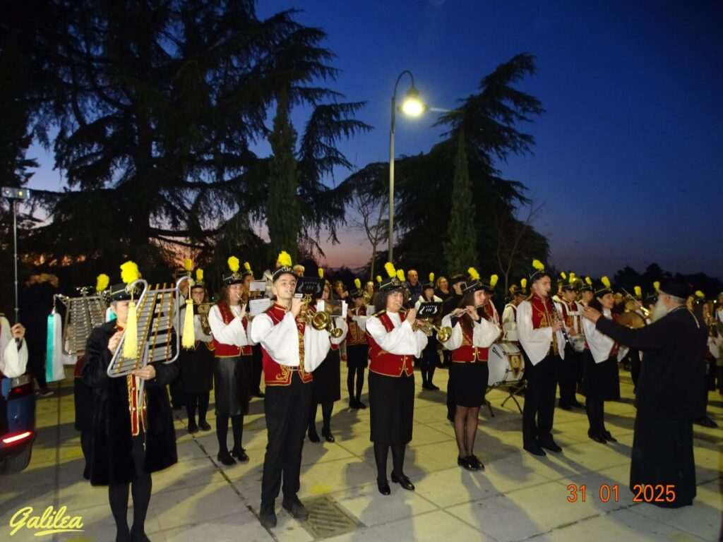 2025 31 ΙΑΝ. Η ΦΙΛΑΡΜΟΝΙΚΗ ΜΑΣ "ΓΑΛΙΛΑΙΑ" ΣΤΗΝ ΥΠΟΔΟΧΗ ΤΗΣ ΤΙΜΙΑΣ ΚΑΡΑΣ ΤΟΥ ΟΣΙΟΥ ΔΑΥΙΔ ΕΝ ΕΥΒΟΙΑ
